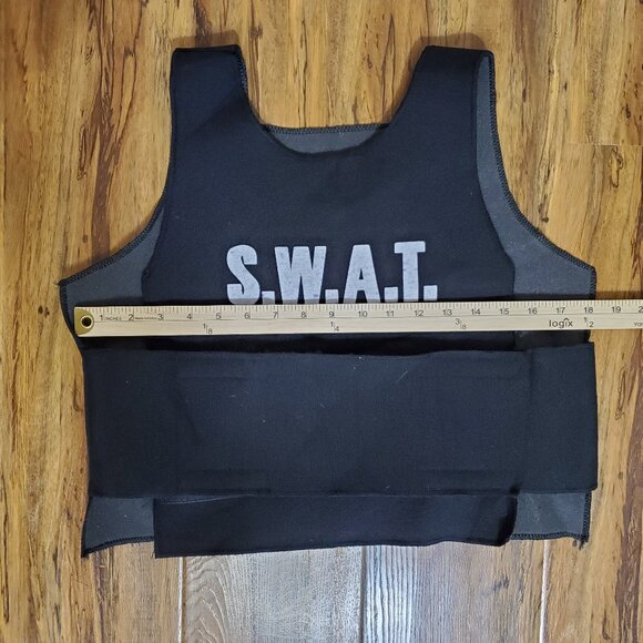 SWAT Officer Costume Vest and 2 Grenades Halloween - Picture 3 of 5